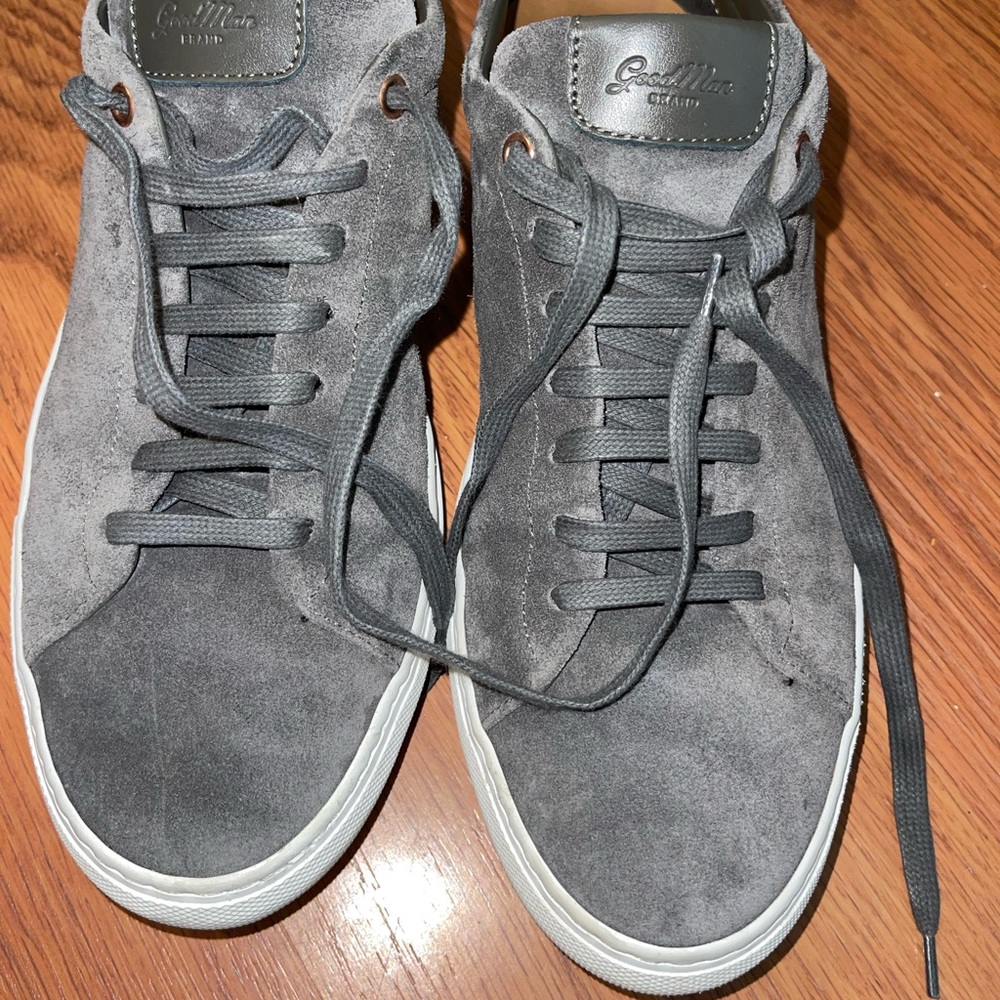 Goodman dark grey suede sneakers